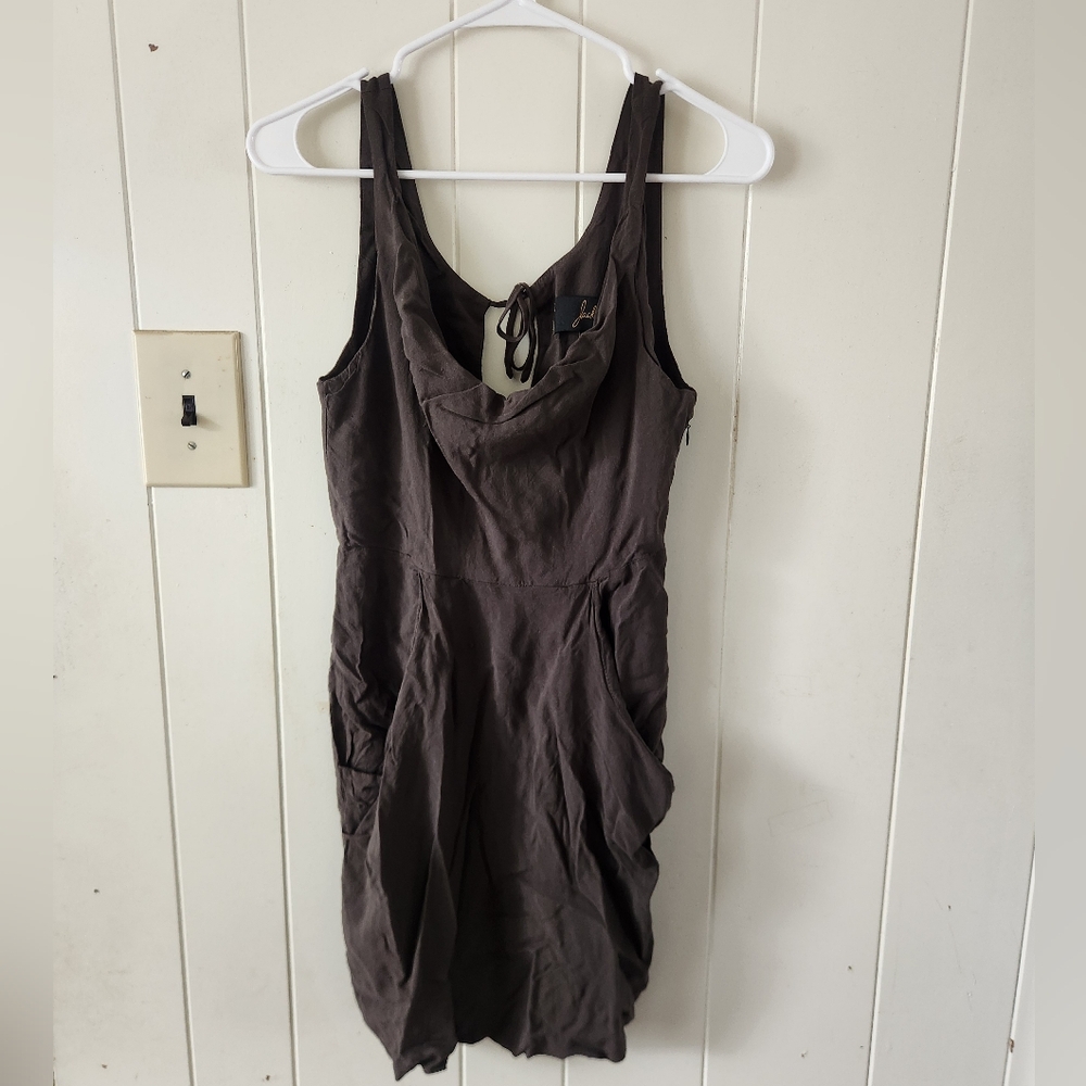 Jack by BB Dakota Dark Green Backless Dress Size M
